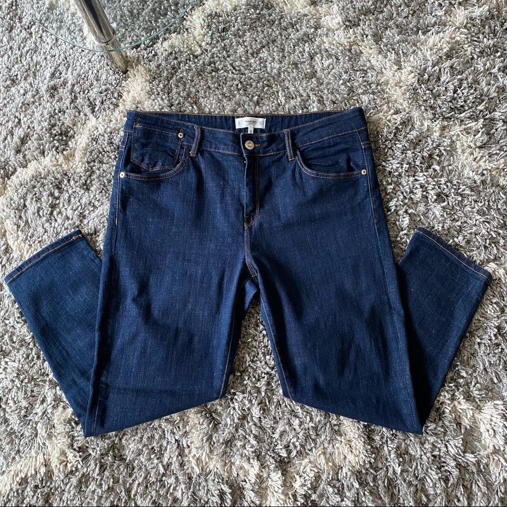 Mango Women's High Waisted Skinny Jeans